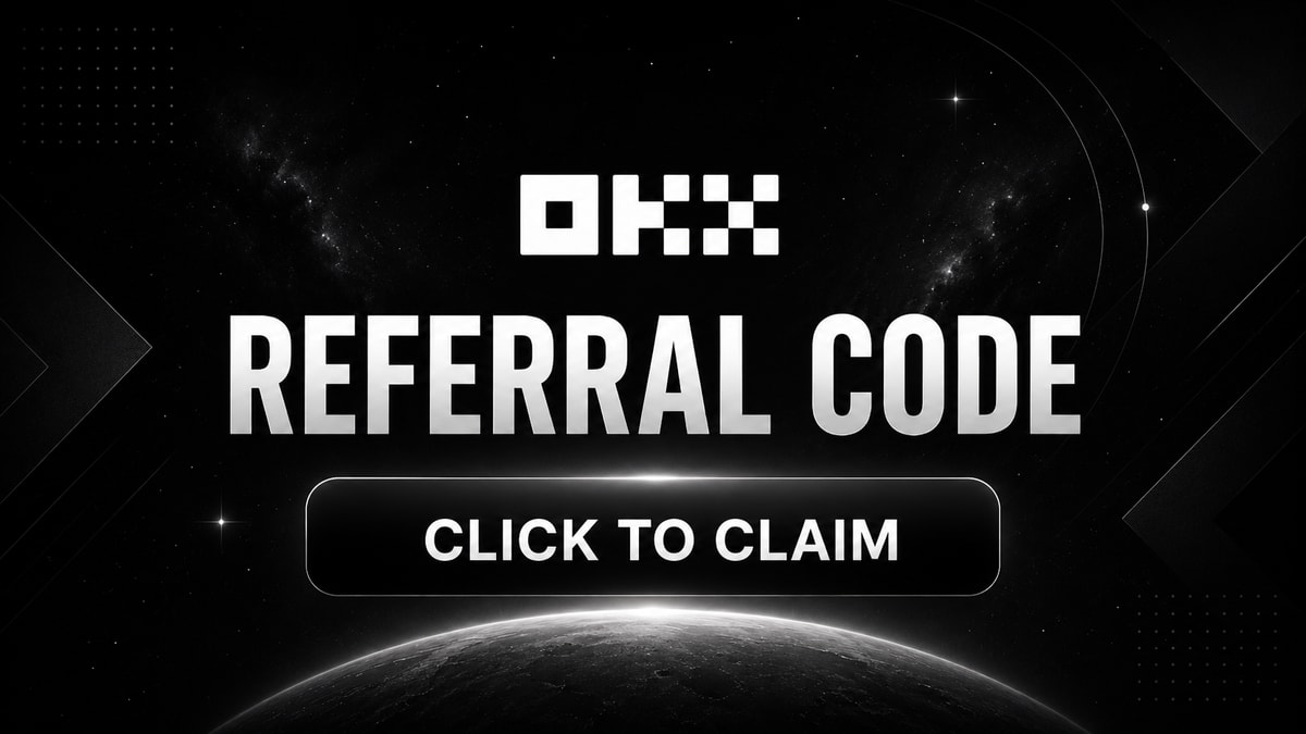 OKX referral code bonus illustration